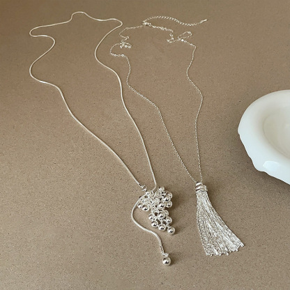 小众流苏长款项链