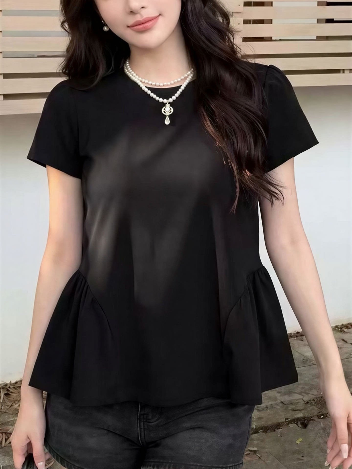 Solid Waist Fit Top 纯色收腰上衣*5 Colors