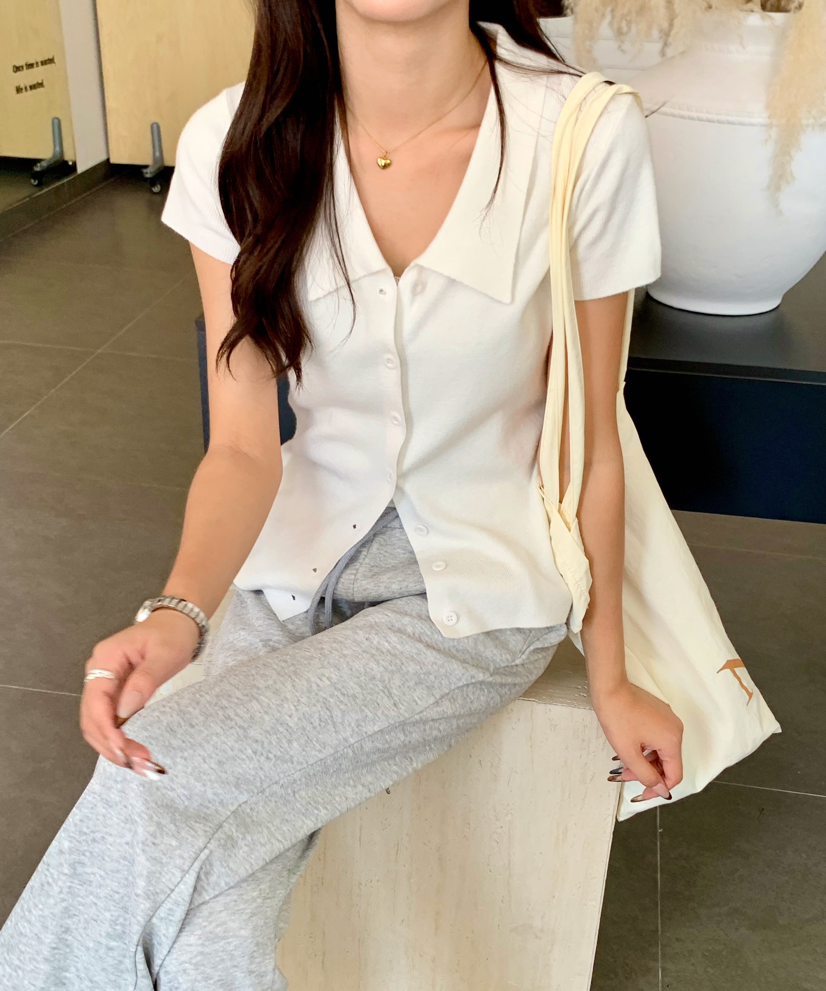 Classic Collared Button-Up Knit 翻领针织开衫*3 Colors