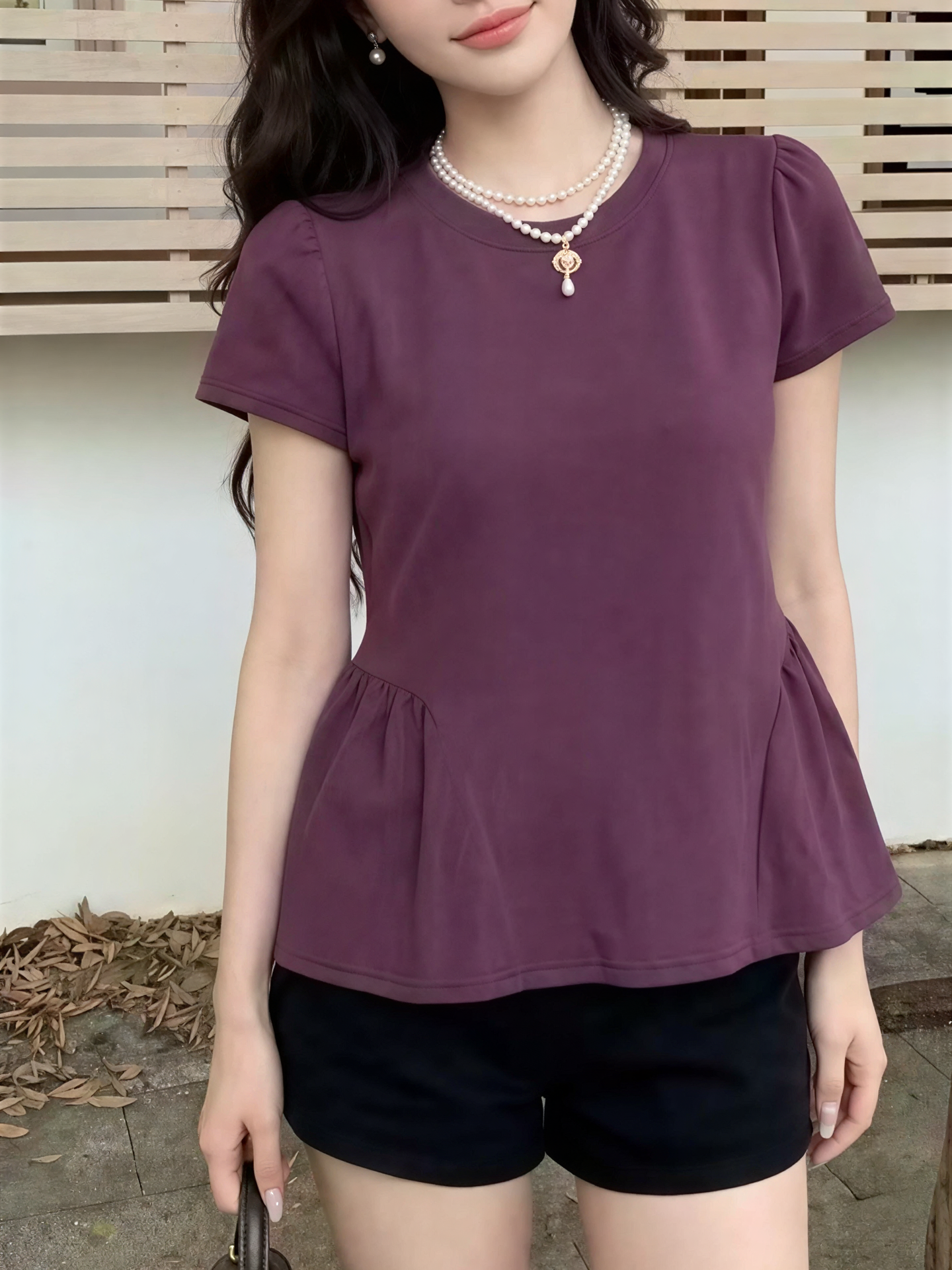 Solid Waist Fit Top 纯色收腰上衣*5 Colors