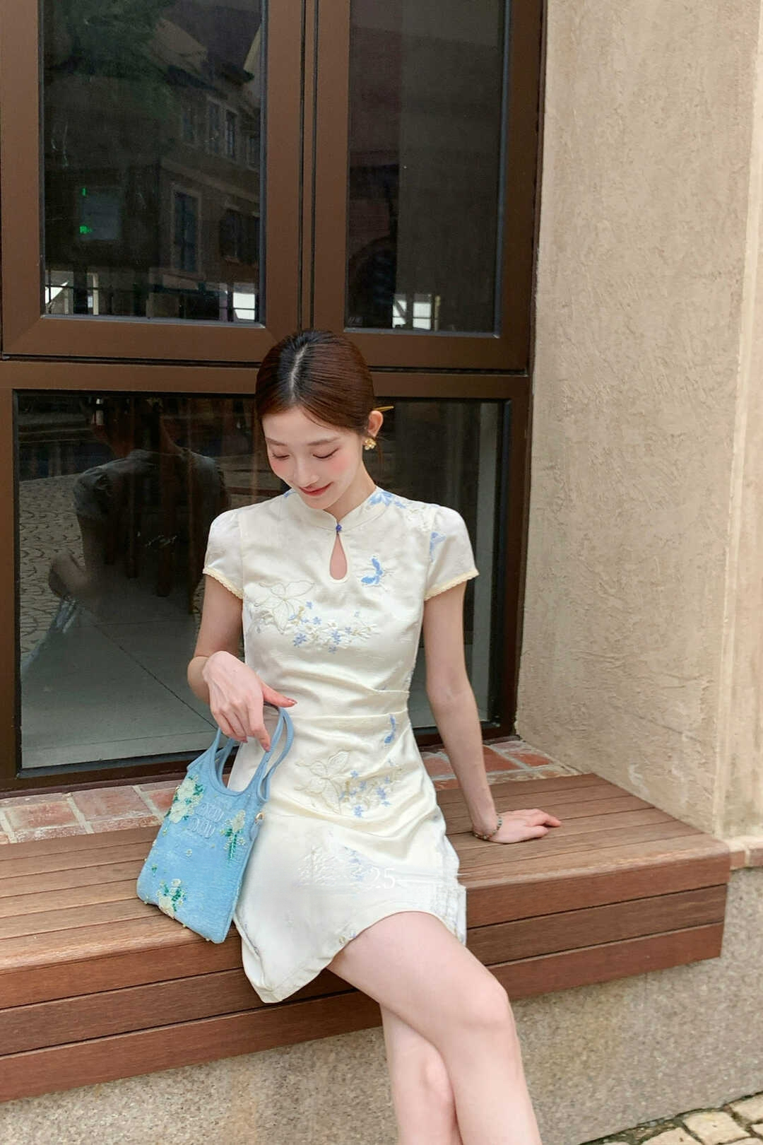 Elowen Embroidered Cheongsam气质温婉刺绣旗袍*2 Colors