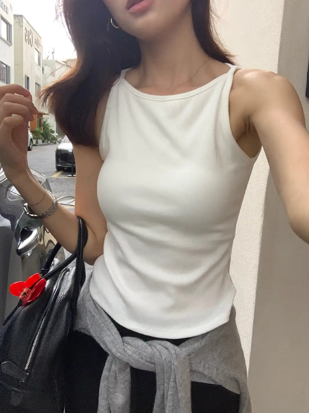 RINA Strapless Built-In Bra Top 一字领弹力带胸罩背心*5 Colors