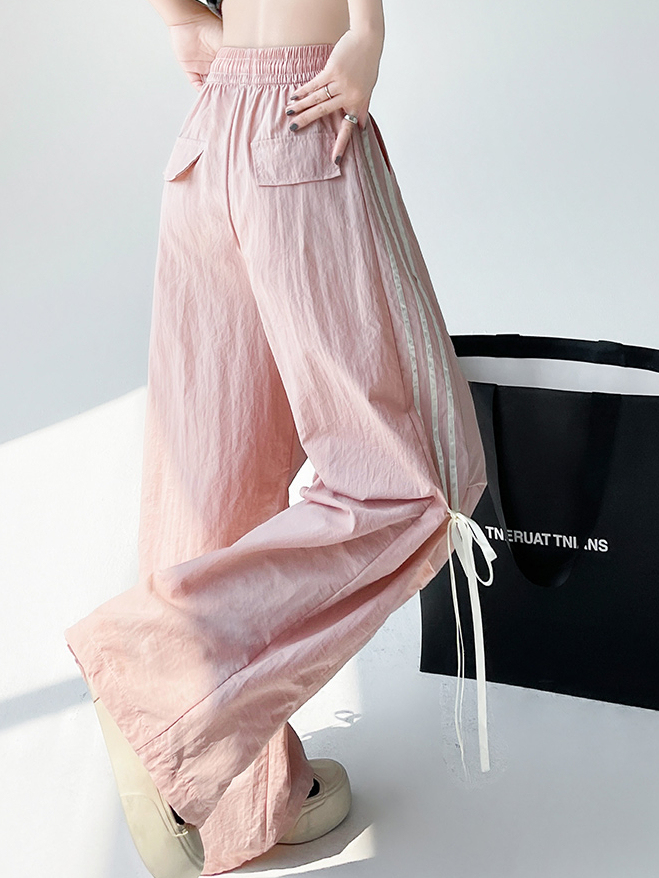 蝴蝶结速干工装裤