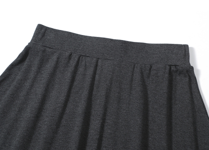 Real Shot 2025 Spring Summer New Loose Casual Solid Color Top Short Sleeve Skirt Long Skirt Women's Two-Piece Set