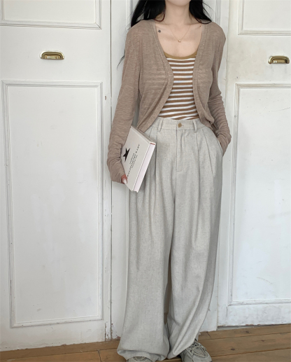 Grace Thin Knit Cardigan 薄款防晒开衫*5Colors