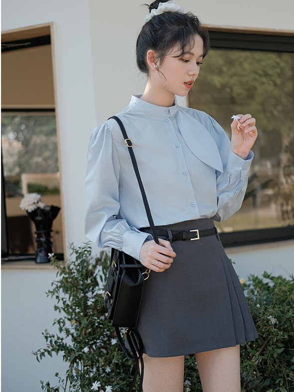 Tessa Gray Pleated Skirt 灰色百褶裙