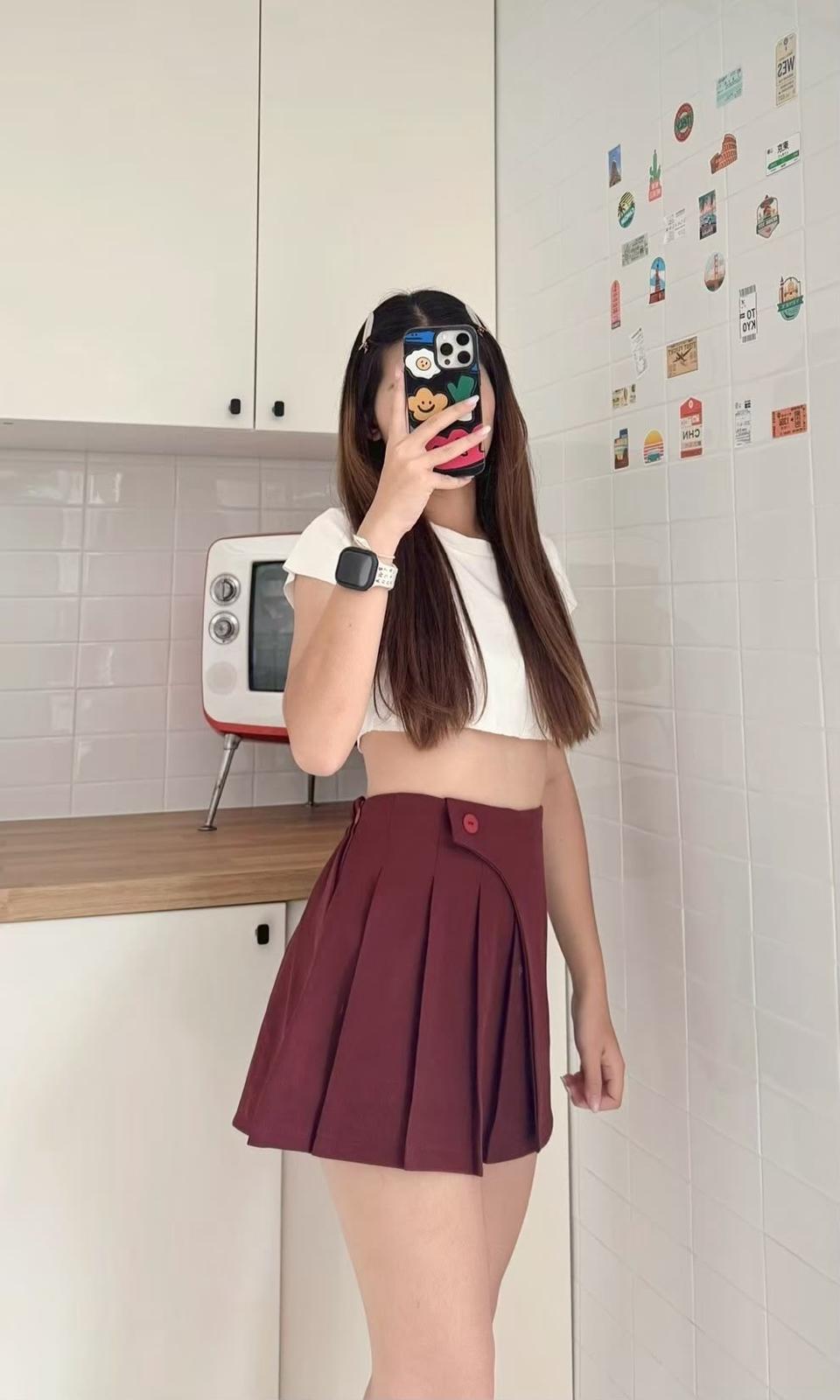 SIGNATURE Pleated Mini Skirt 不规则百褶短裙*6 Colors