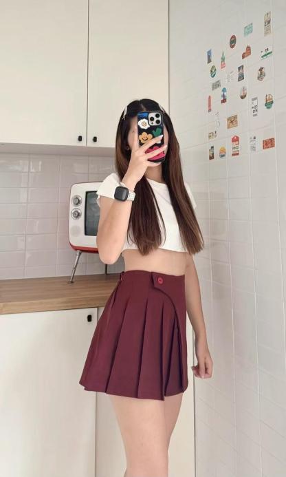 SIGNATURE Pleated Mini Skirt 不规则百褶短裙*6 Colors