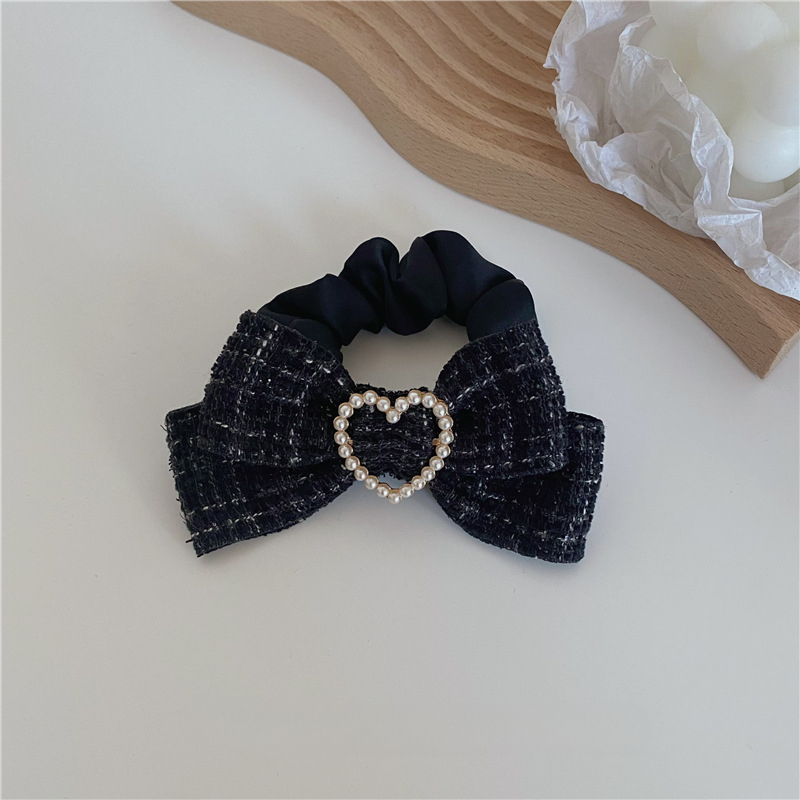 Classic Bow Hairband 小香风粗花气质蝴蝶结发圈*2Colors