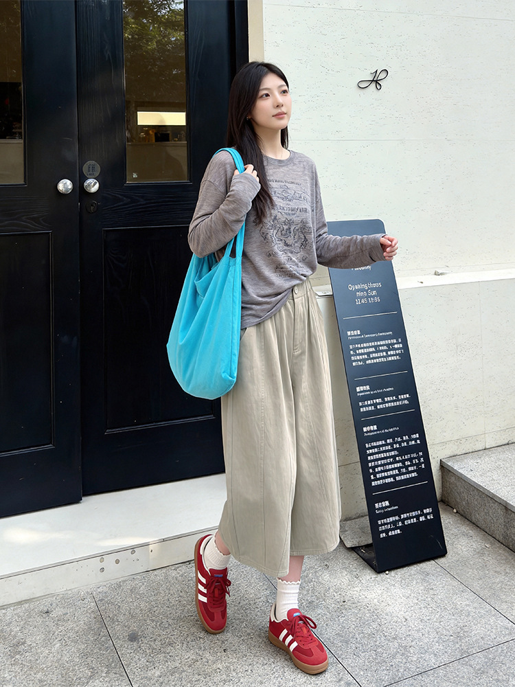 EVERYDAY Lyocell Cropped Pants 莱赛尔七分休闲裤* 3 Color