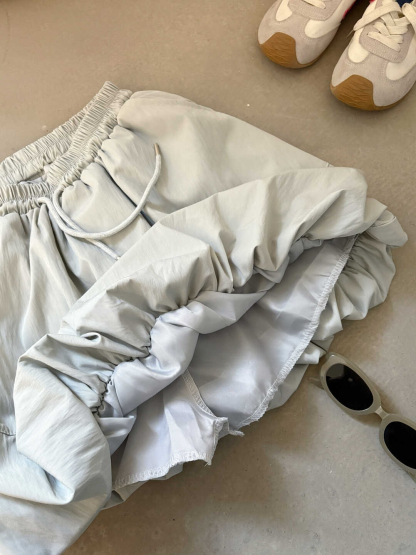 轻户外运动风 | 夹克连帽上衣+花苞裙2件套*3 Colors