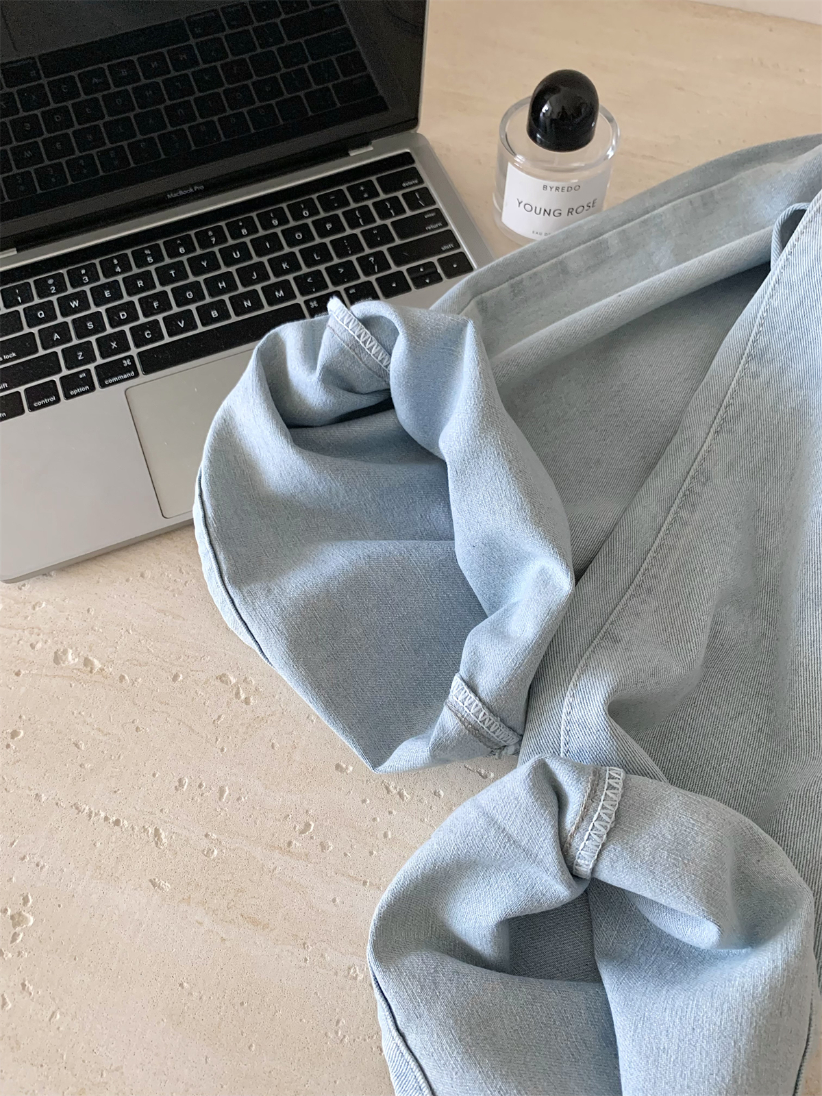 Korean Style Fresh Casual Lace Patchwork Washed Straight Jeans Women's Spring Summer Versatile High Waist Slimming Long Pants