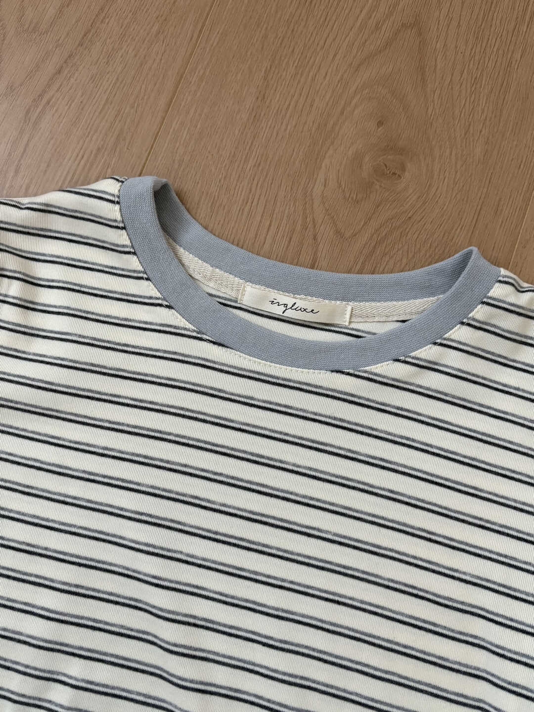 条纹控✜超好看撞色圆领T恤*2 Colors