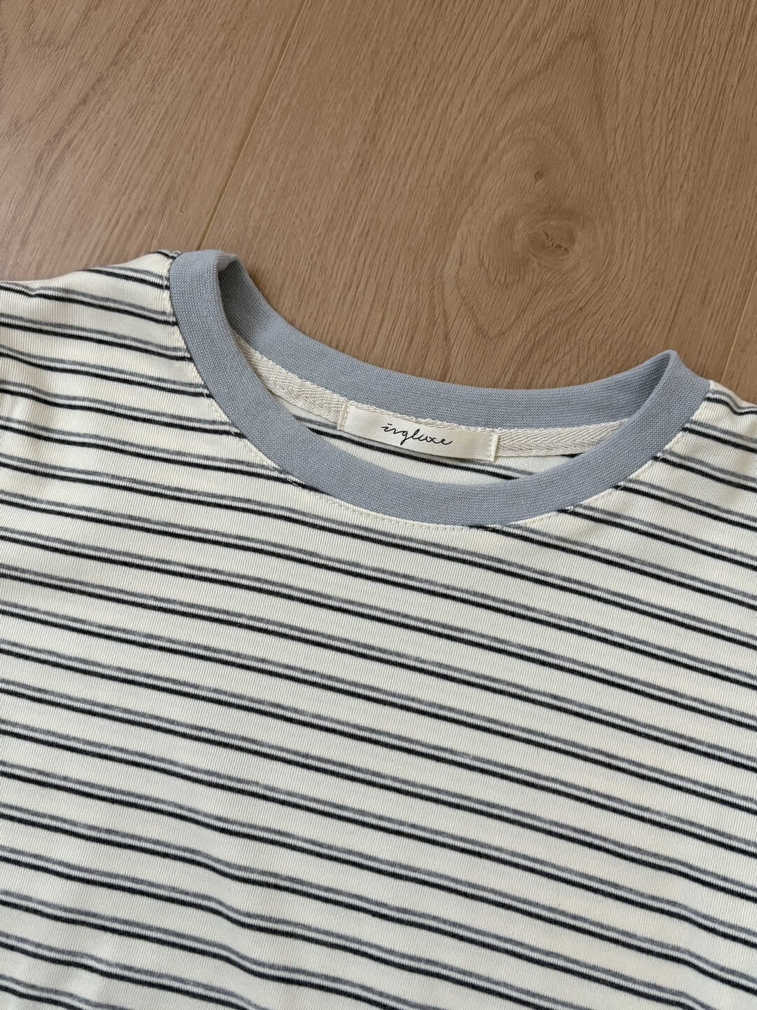 条纹控✜超好看撞色圆领T恤*2 Colors