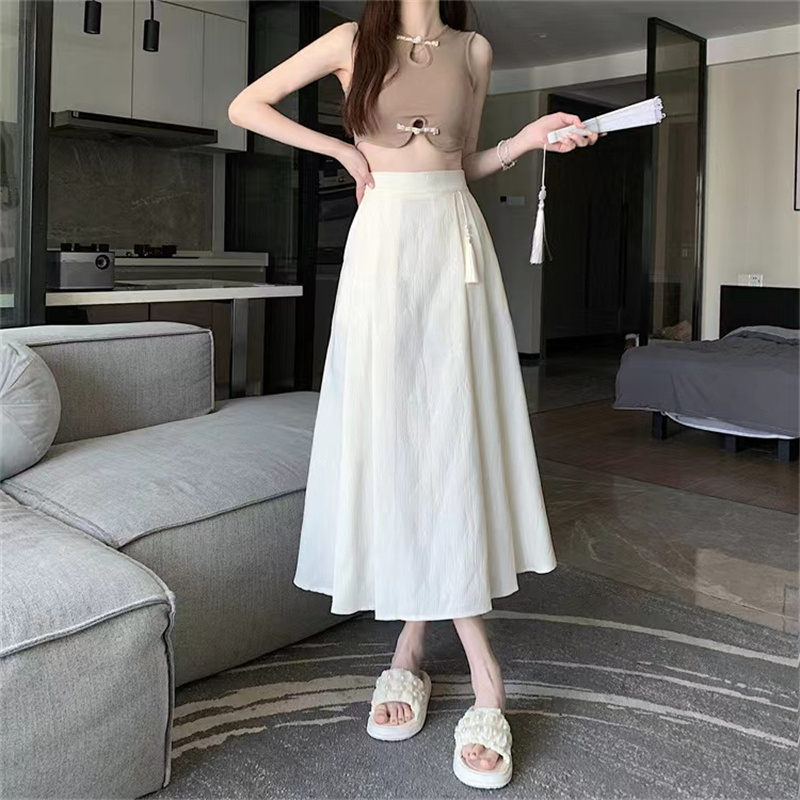 提花高腰半身裙 High Waist Skirt for Women