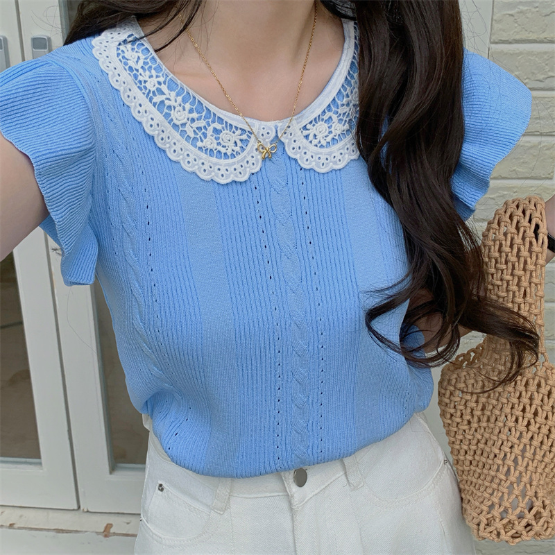 Sweet Knit T-Shirt 甜美针织T恤*4 Colors