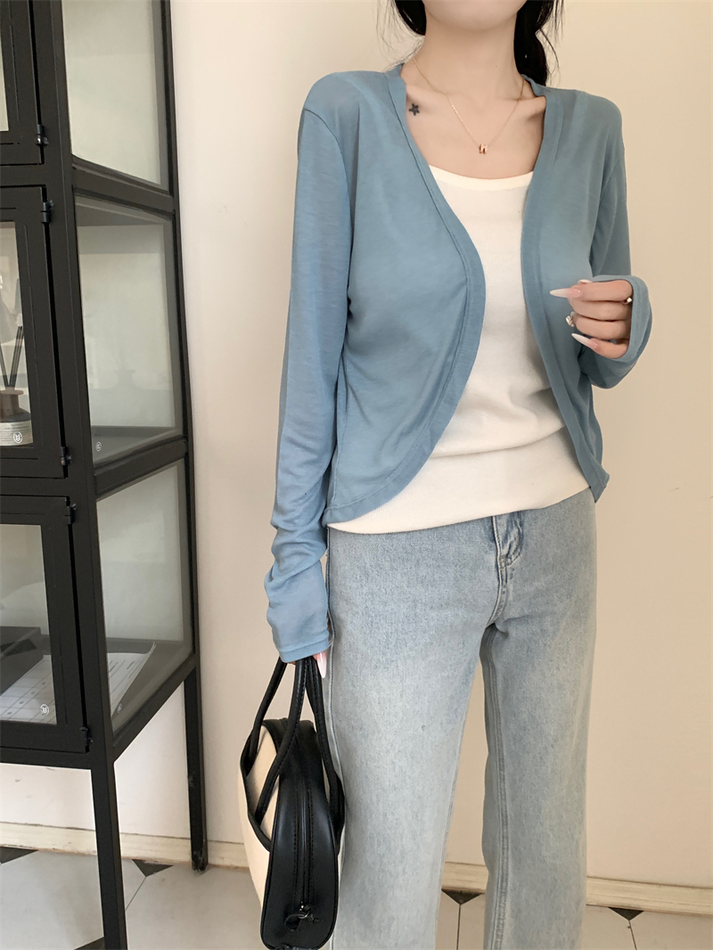 Grace Thin Knit Cardigan 薄款防晒开衫*5Colors