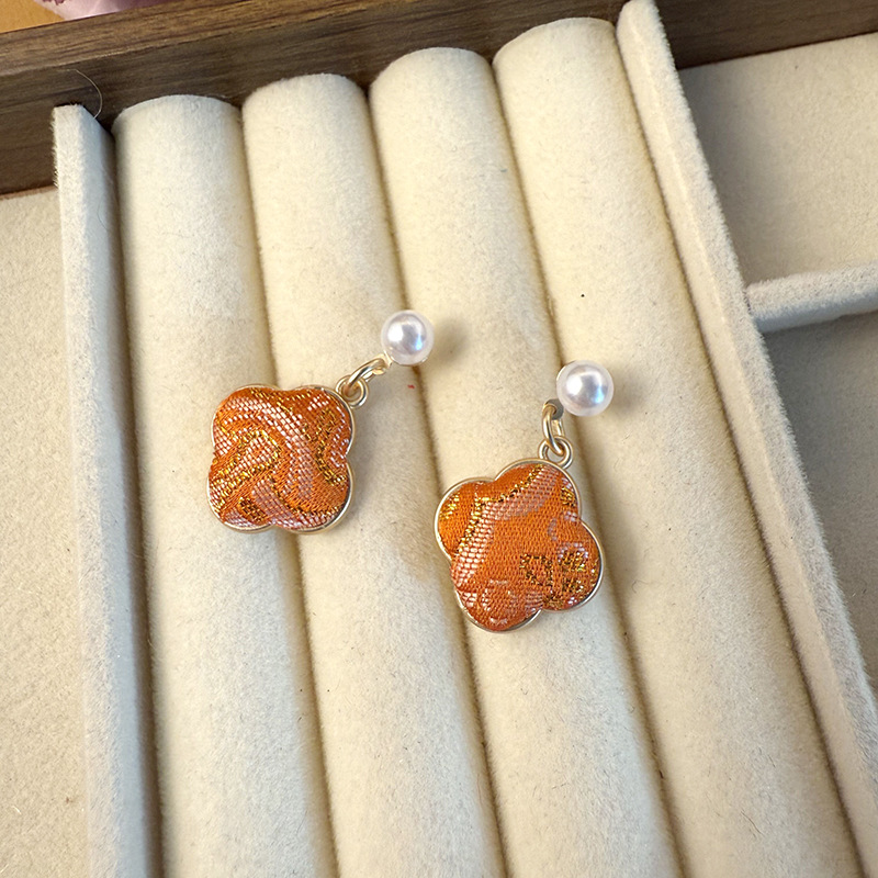 Song Brocade Statement Earrings 宋锦造型耳环* 9 Design