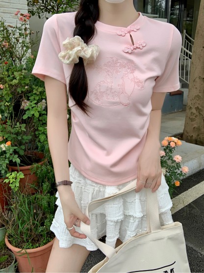 Fit Jacquard Crop Top 提花收腰T恤*3 Colors