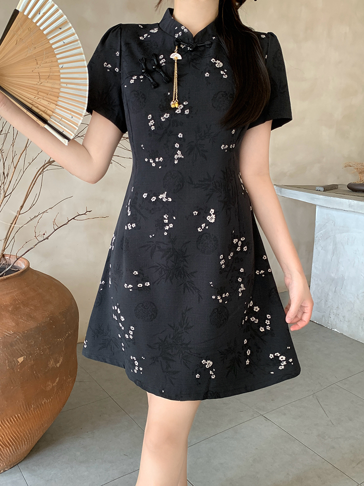 New Chinese Style Cheongsam 新中式旗袍裙