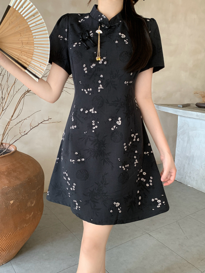 New Chinese Style Cheongsam 新中式旗袍裙