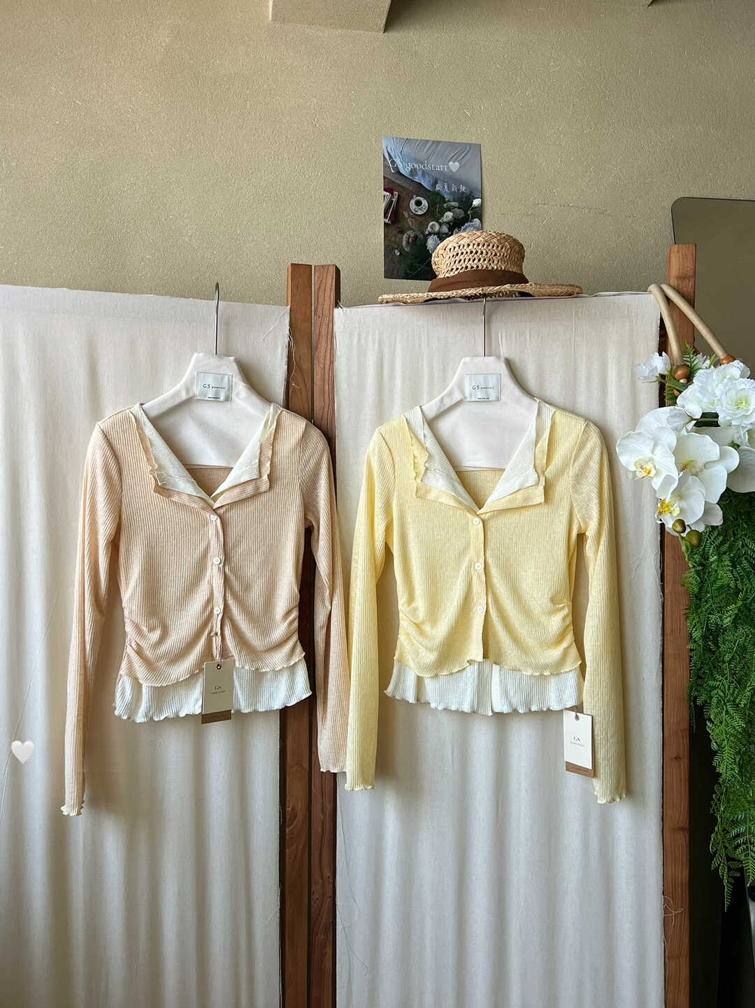 Korean Style Colorblock Faux Two-Piece Casual Top 韩系百搭撞色假两件休闲上衣*6 Colors