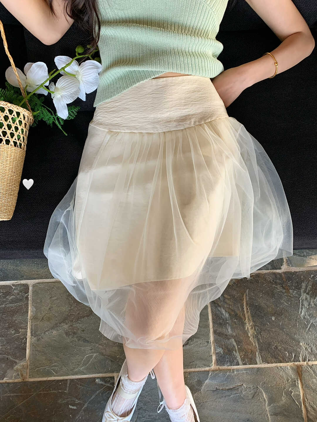 Lunessa Dreamy Tulle Skirt 好仙~美翻啦◆浪漫氛围网纱半身裙*2 Colors
