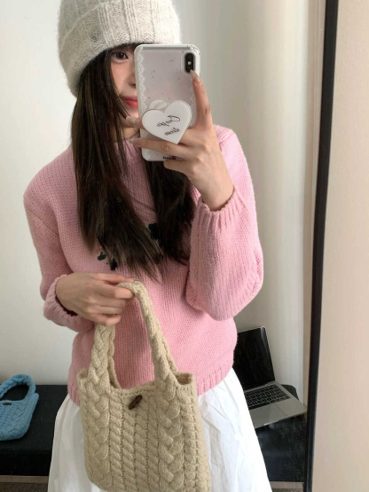 Vintage Braided Handbag复古麻花手提包*8 Colors