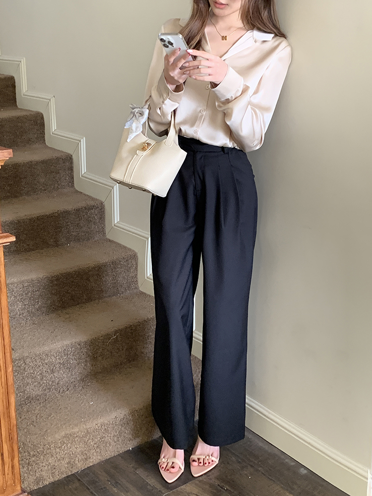 CHIC Wide Leg Suit Pants 简约阔腿西装裤