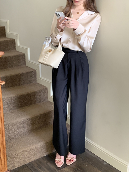  CHIC Wide Leg Suit Pants 简约阔腿西装裤