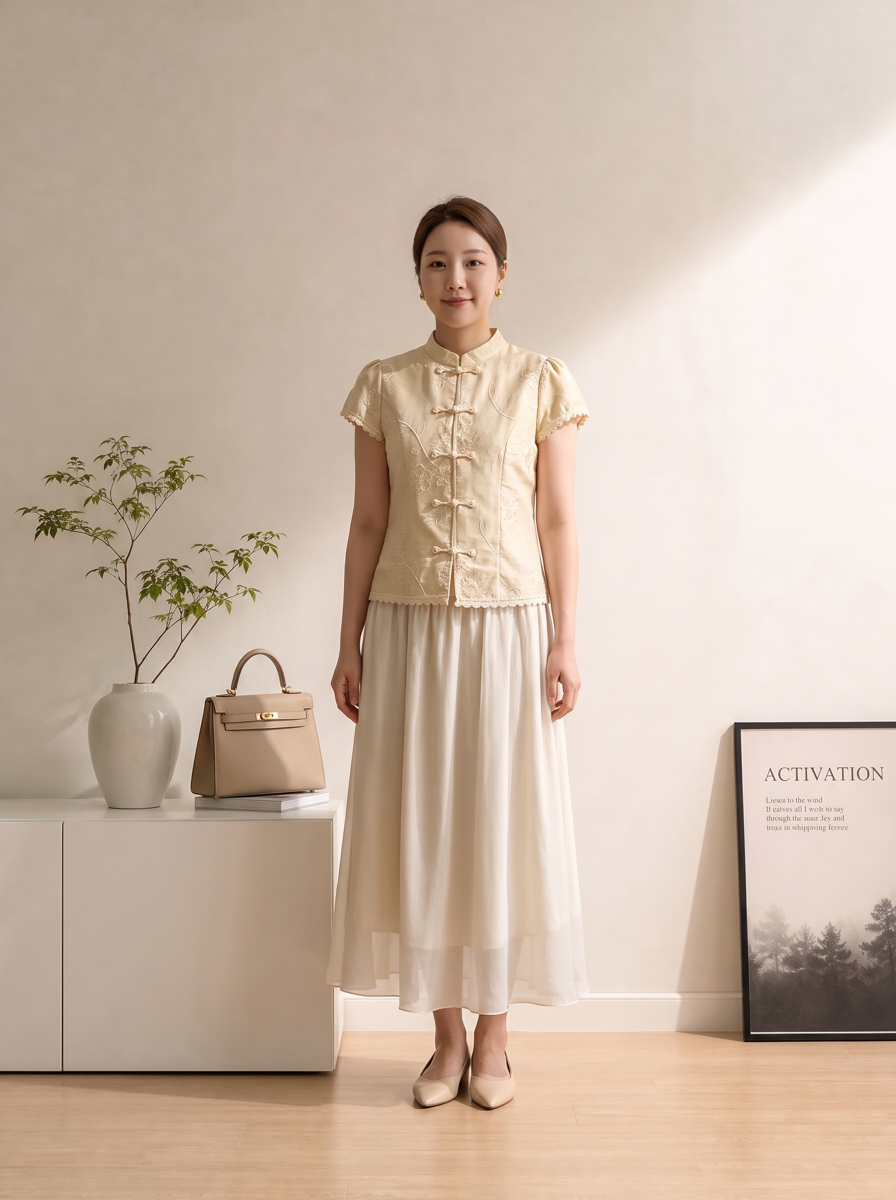 VELVÉ Magnolia Oriental Set 玉兰轻舞新中式套装*3 Colors