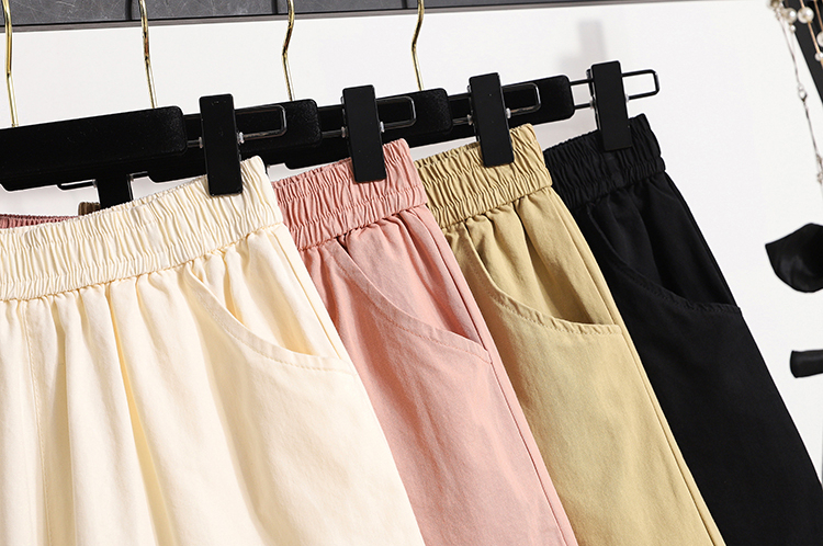 Casual Wide-Leg Shorts 百搭休闲阔腿短裤*4Colors~ 腰围是松紧带