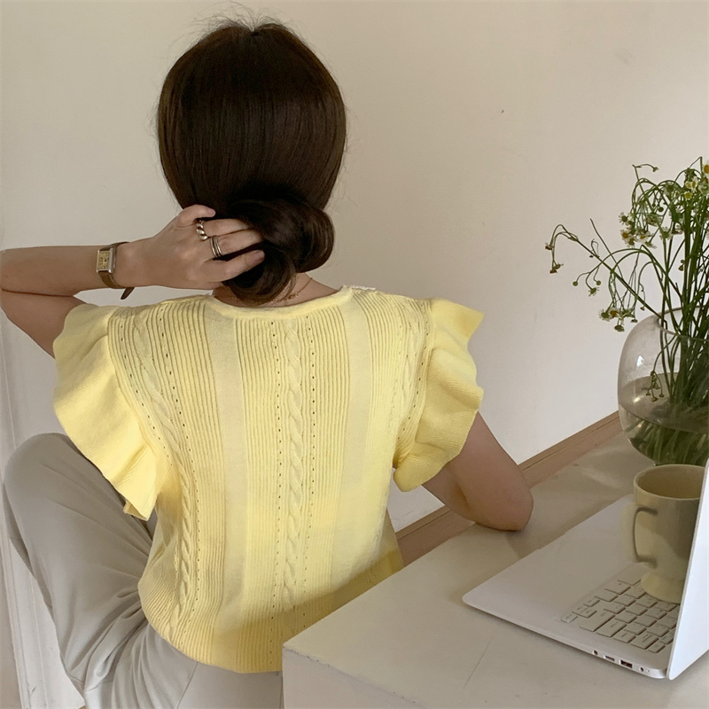 Sweet Knit T-Shirt 甜美针织T恤*4 Colors