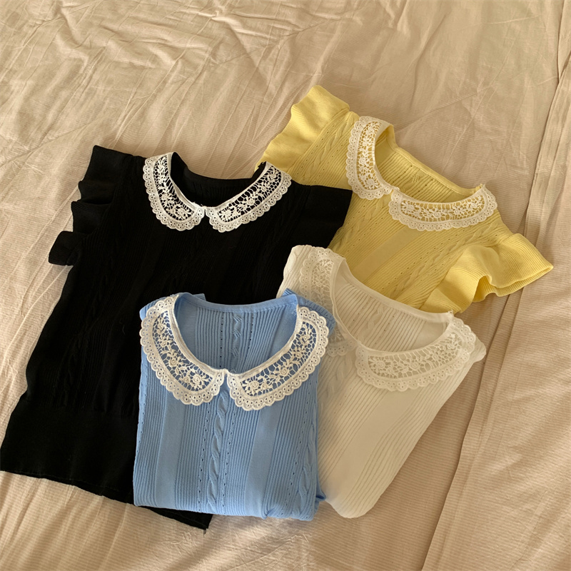 Sweet Knit T-Shirt 甜美针织T恤*4 Colors