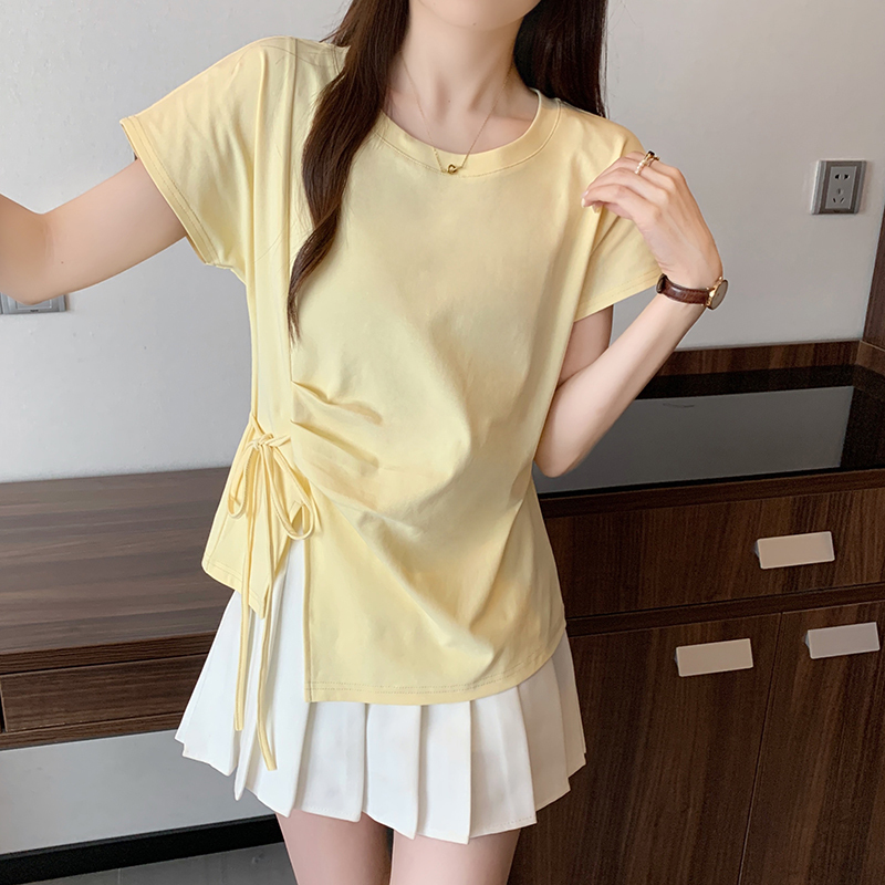 蝴蝶结短袖T恤*4 Colors