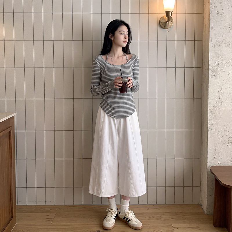 EVERYDAY Lyocell Cropped Pants 莱赛尔七分休闲裤* 3 Color