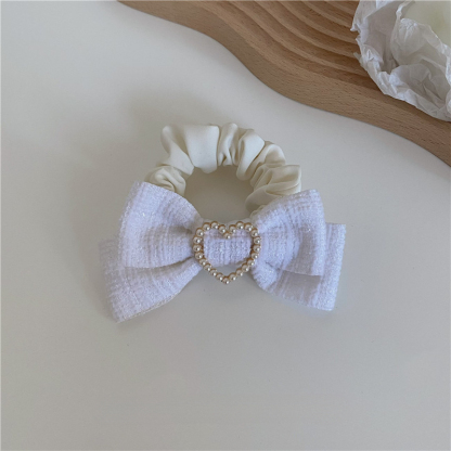Classic Bow Hairband 小香风粗花气质蝴蝶结发圈*2Colors
