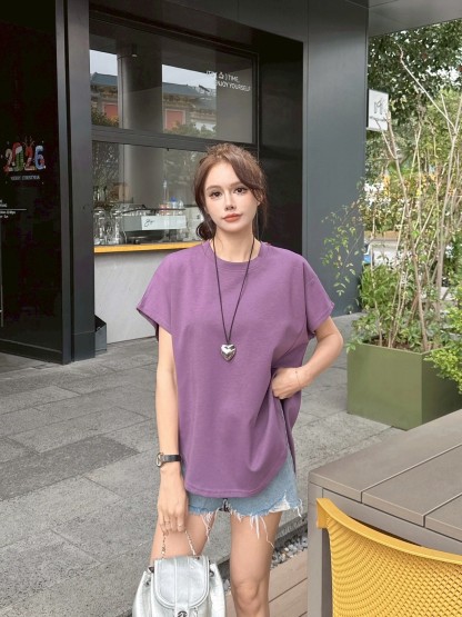 Solid Color Cotton Top 纯色棉上衣*6 Colors