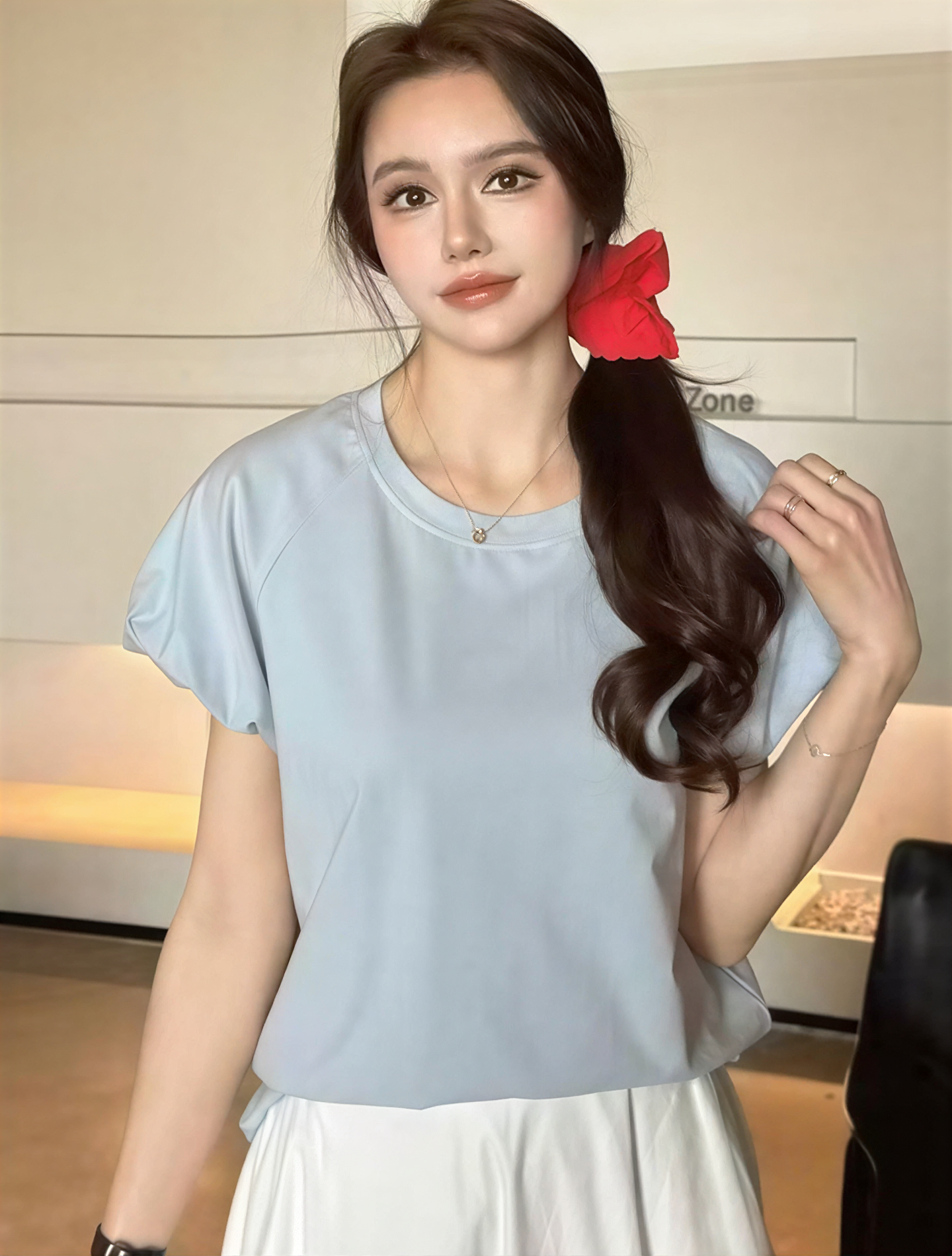Sweet Puff Sleeve Top 少女感微泡袖上衣*4 Colors