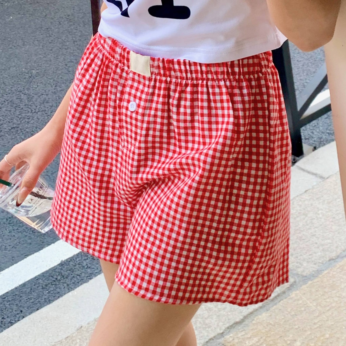 Retro Check Casual Shorts 慵懒风复古格子休闲短裤*2 Colors