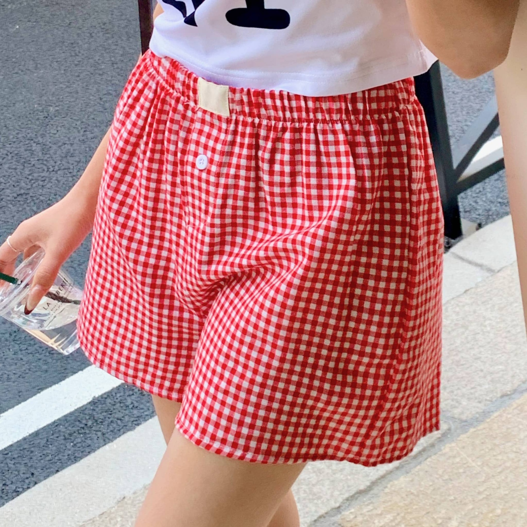 Retro Check Casual Shorts 慵懒风复古格子休闲短裤*2 Colors