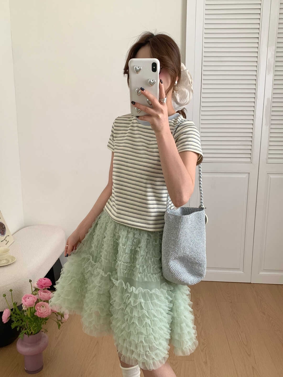 条纹控✜超好看撞色圆领T恤*2 Colors