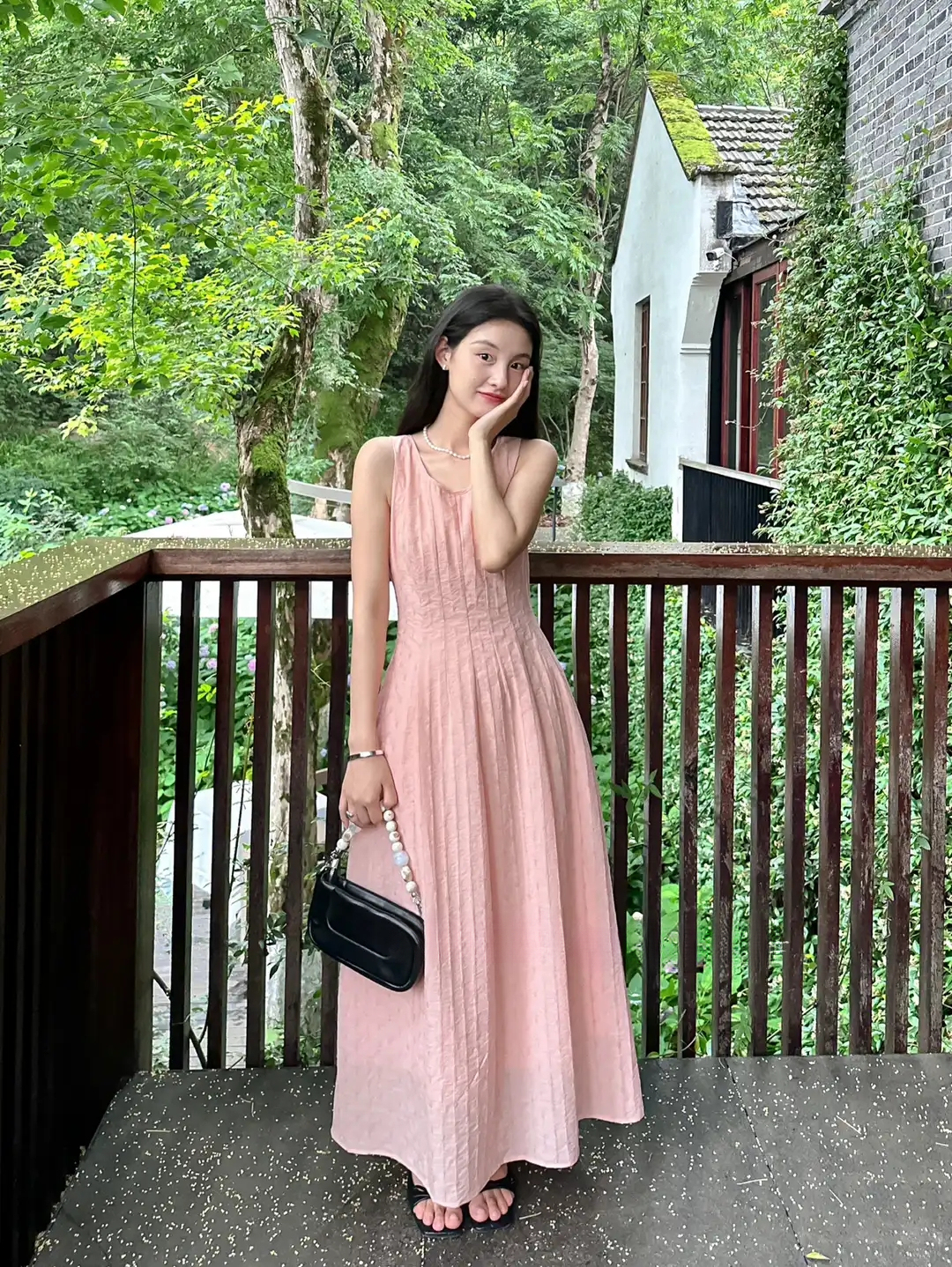 LUMEA Textured Midi Dress 简约肌理背心连身裙* 6 Colors