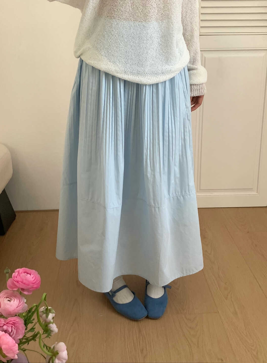 Minimal Casual Midi Skirt 清爽LOOK垂感休闲半身裙*6 Colors