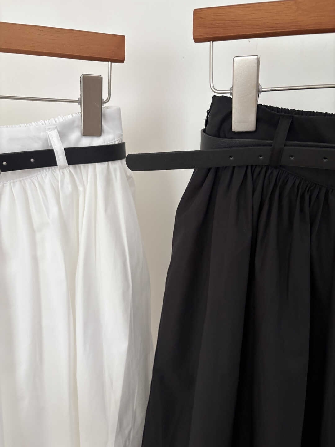 复古小众设计高腰大摆A字伞裙半身裙*6 Colors 配腰带~