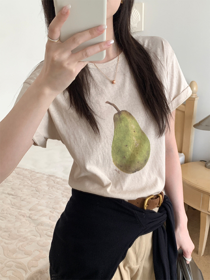 Fresh Pear Graphic T-Shirt