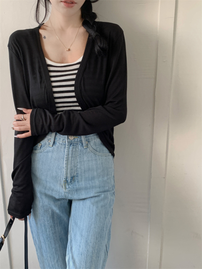 Grace Thin Knit Cardigan 薄款防晒开衫*5Colors