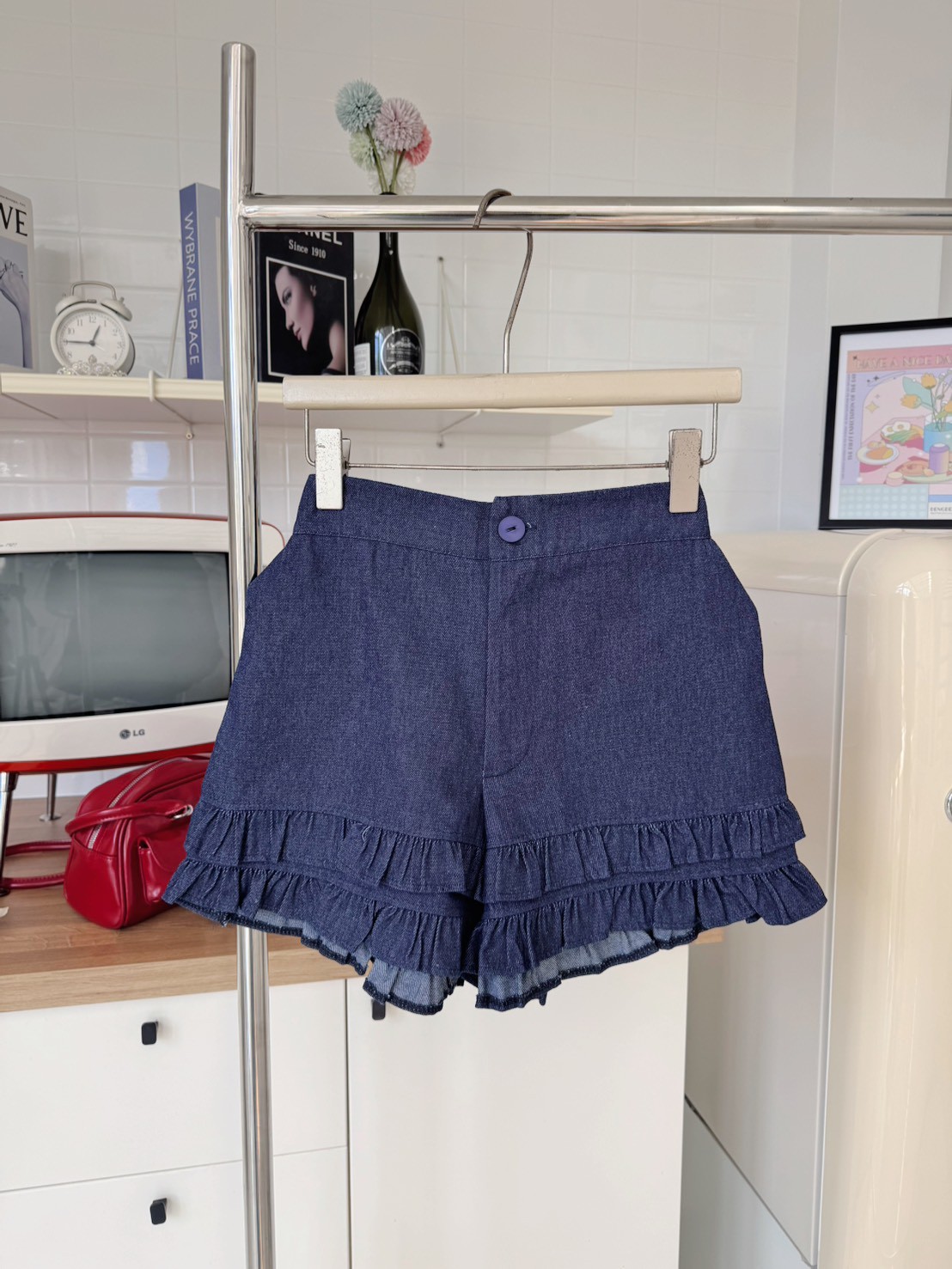 RINA Layered Ruffle Shorts 双层荷叶边短裤*4 Colors