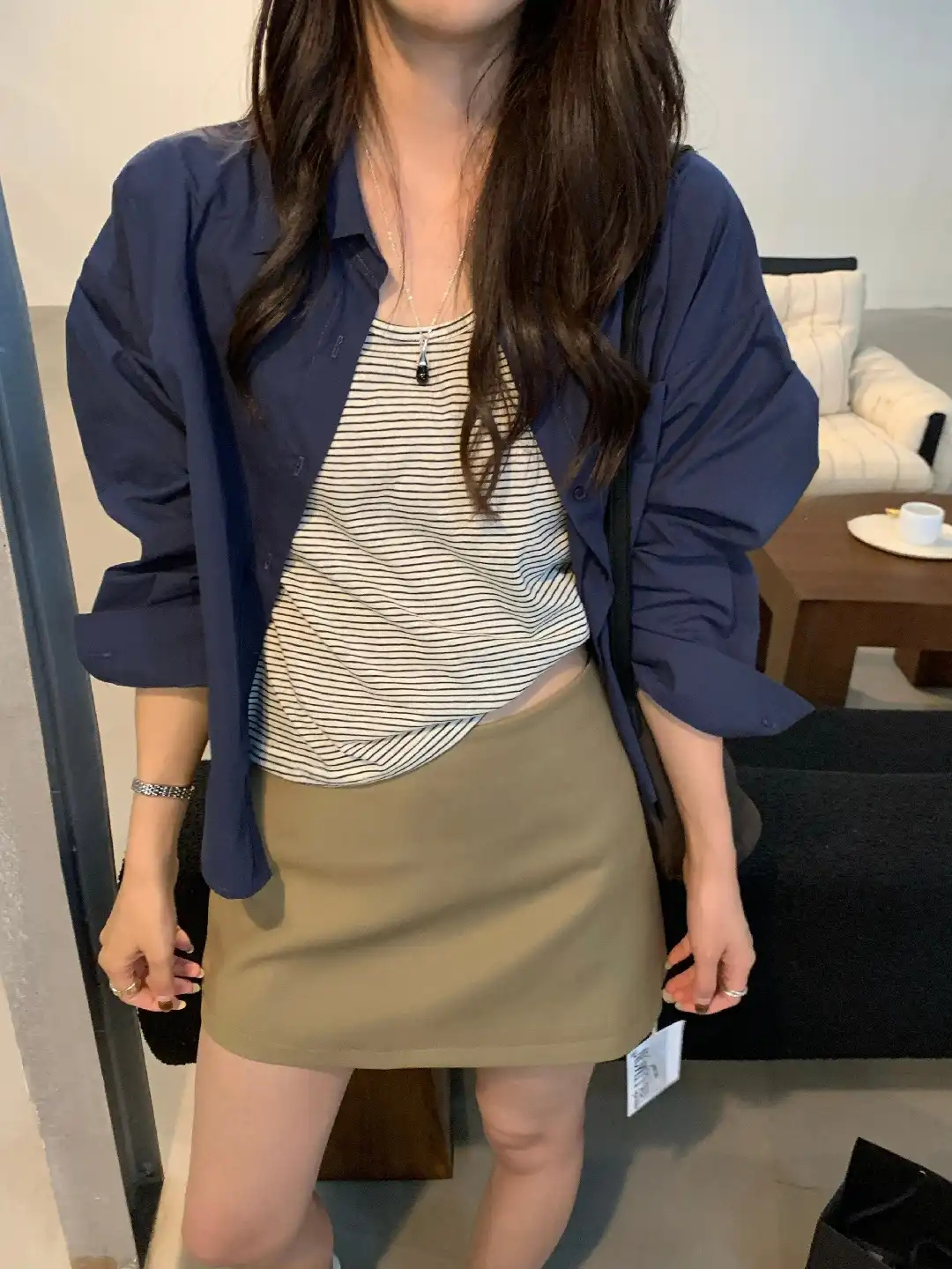 CHIC Tailored Midi Skirt 巨百搭！西装半身裙* 2 Colors