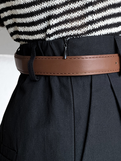 Real Shot Spot Casual Shorts Women 2024 Summer Workwear Short Culottes High Waist Loose Wide Leg Pants A- line Short Pantskirt